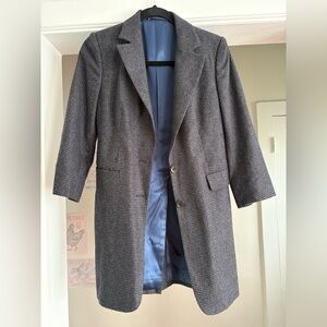 KITON NAPOLI Cashmere silk long blazer jacket coat size 42 small